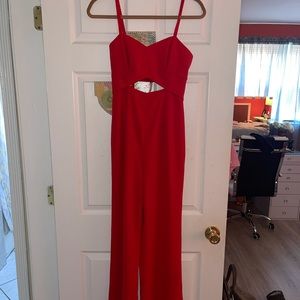 INTERMIX red jumpsuit